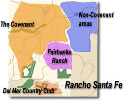 Del Mar areas map